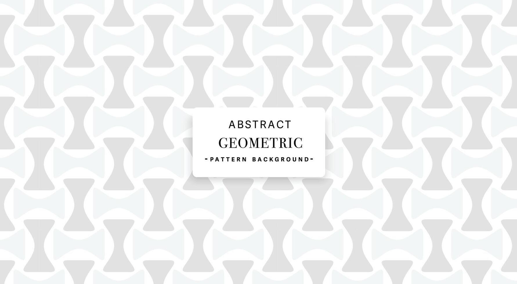 White and gray geometric shape seamless pattern background vector
