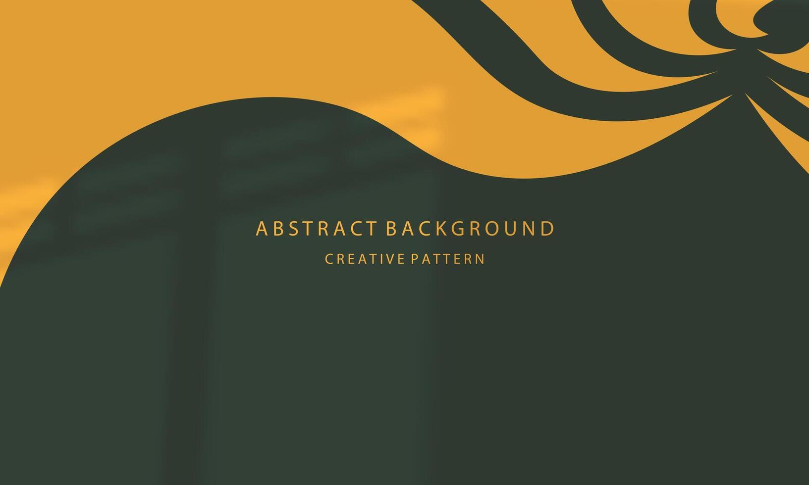 Abstract black and yellow background spiral futuristic with shadows. Vector illustration. Eps 10