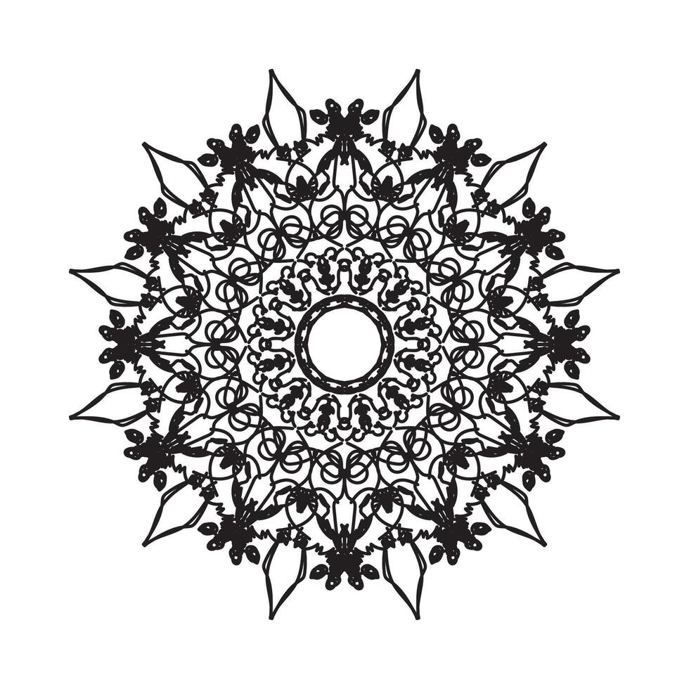 Mandalas for coloring book. Decorative round ornaments. vector