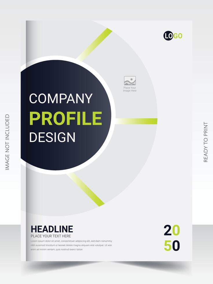 Business book cover Corporate Flyer design template vector