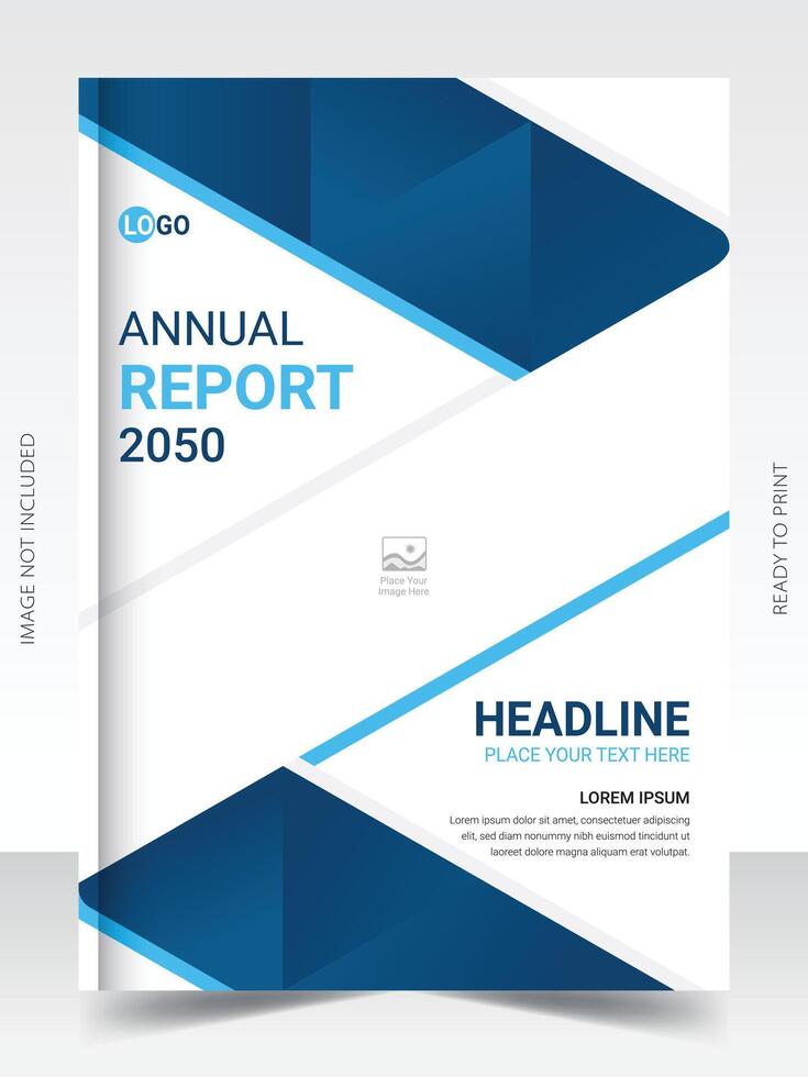 Business book cover Corporate Flyer design template vector