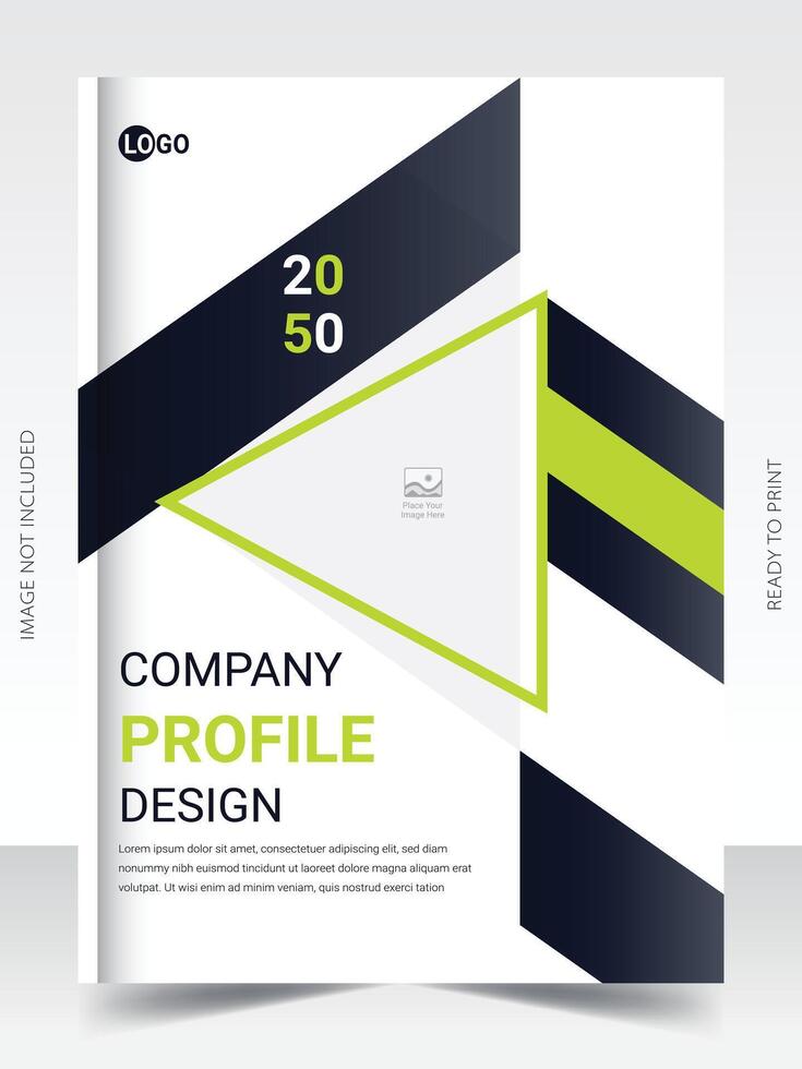 Business book cover Corporate Flyer design template vector