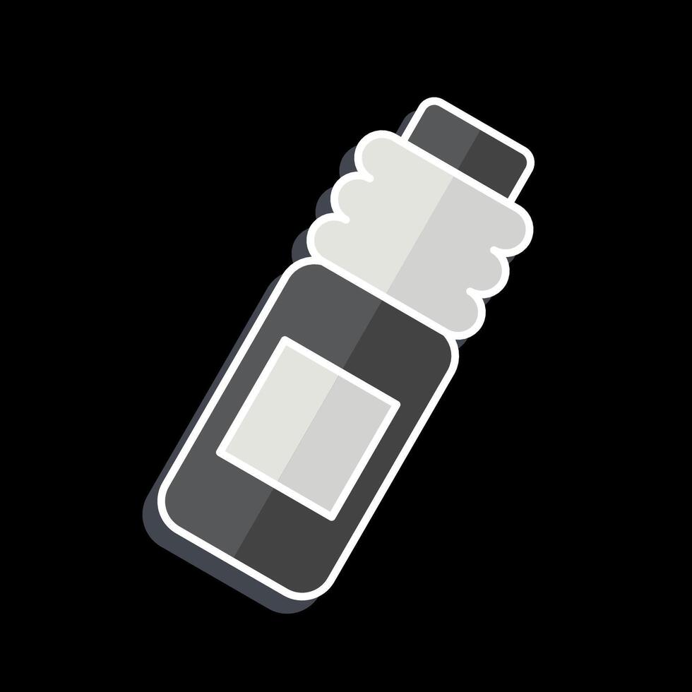 Icon Bottle. related to Hockey Sports symbol. glossy style. simple design editable vector