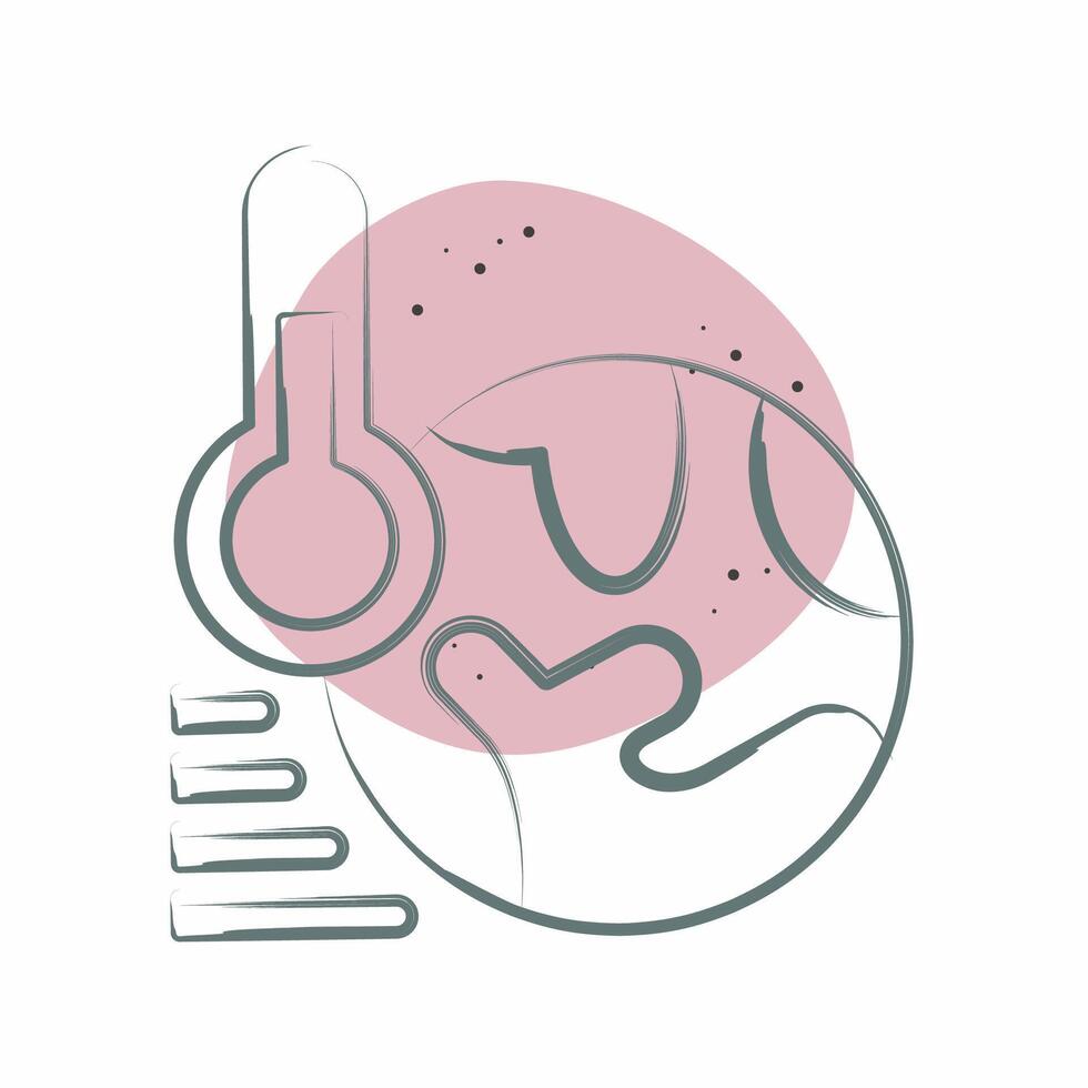 Icon Global Warming. related to Ecology symbol. Color Spot Style. simple design editable. simple illustration vector