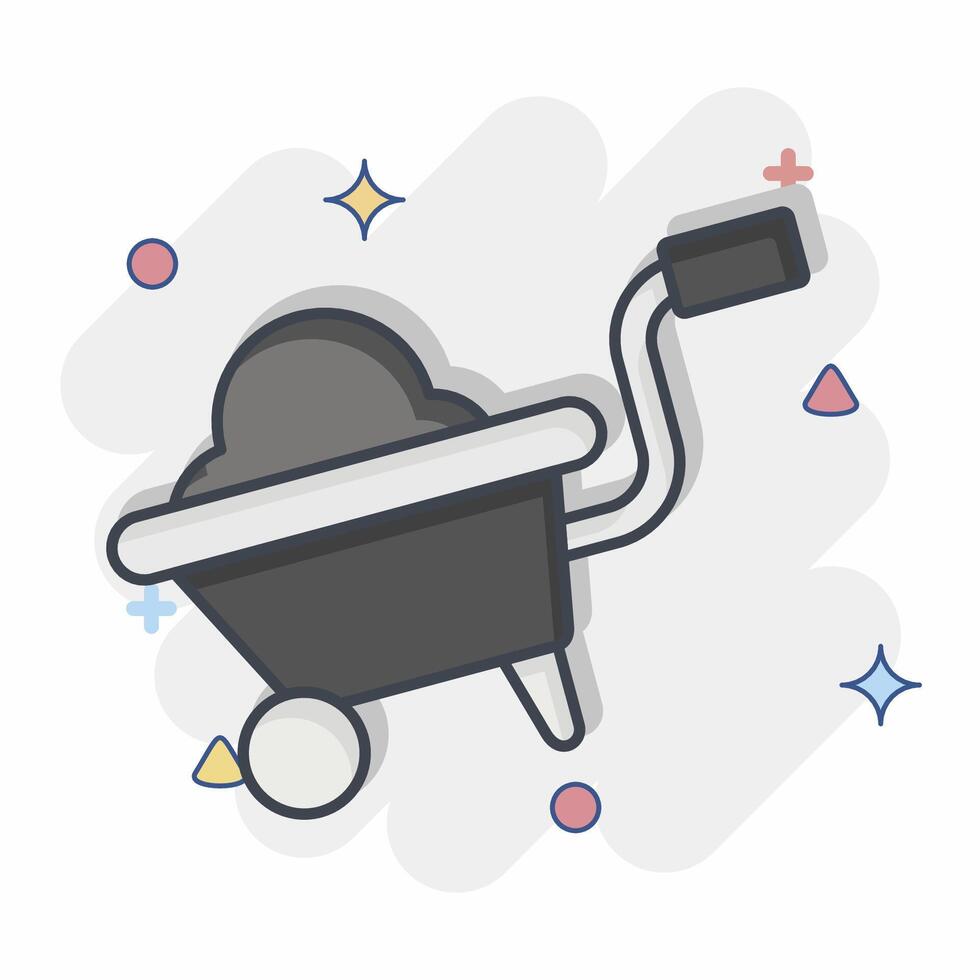 Icon Greenery. related to Ecology symbol. comic style. simple design editable. simple illustration vector