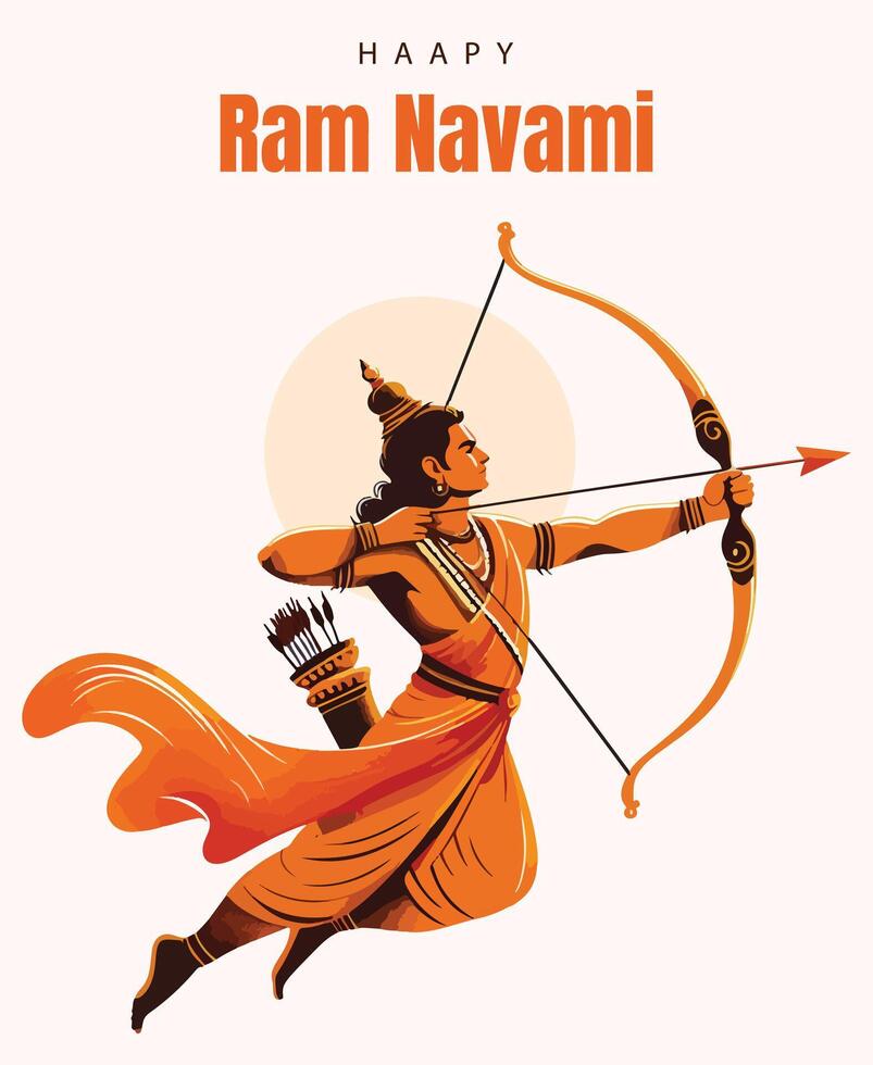 RAM navami social medios de comunicación modelo vector