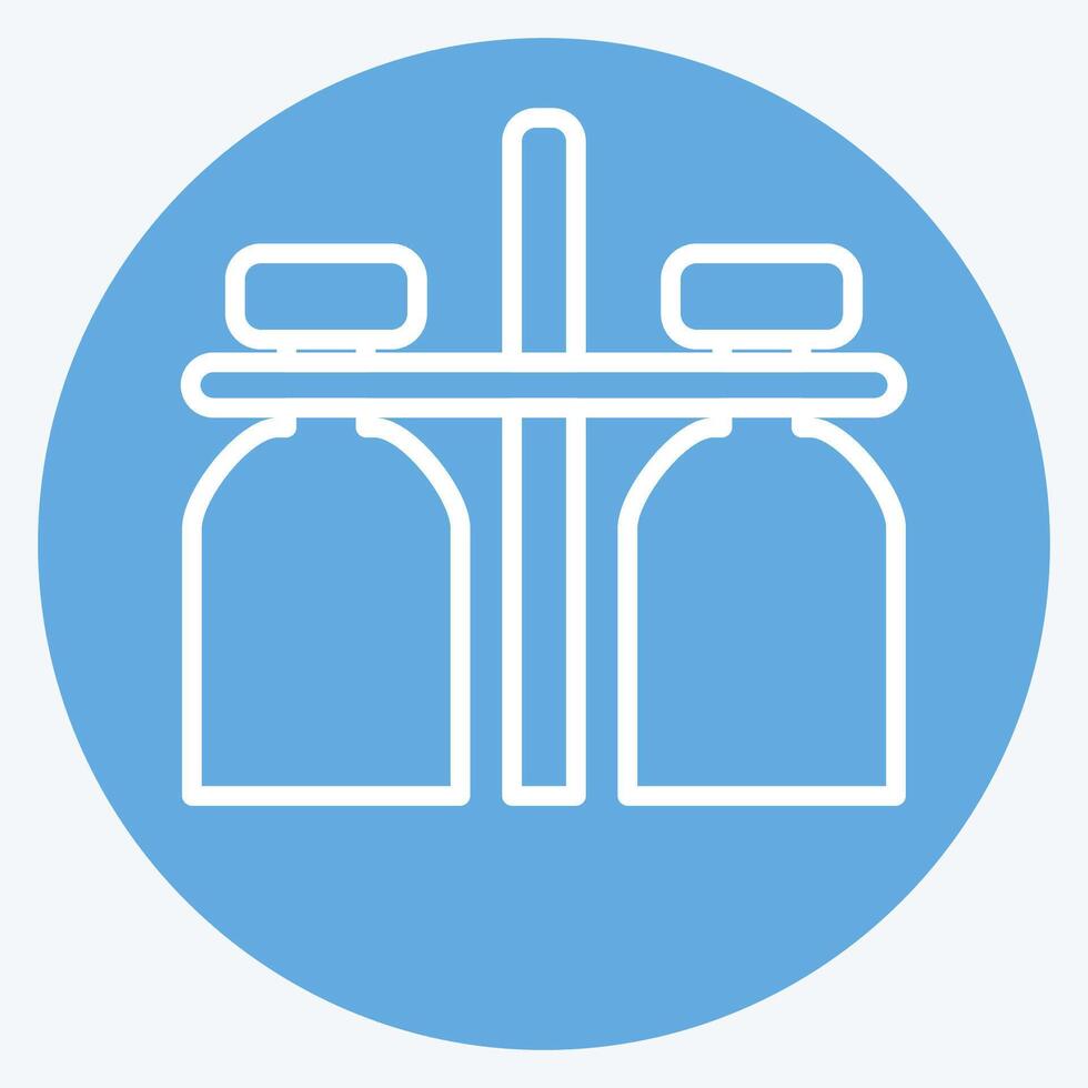 Icon Milk Jar. related to Milk and Drink symbol. blue eyes style. simple design editable. simple illustration vector