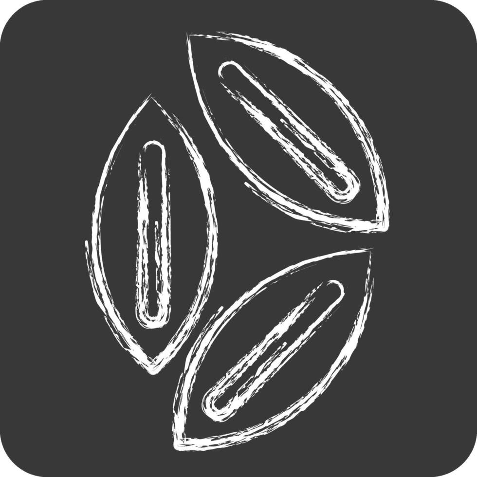 Icon Cumin. related to Spice symbol. chalk Style. simple design editable. simple illustration vector