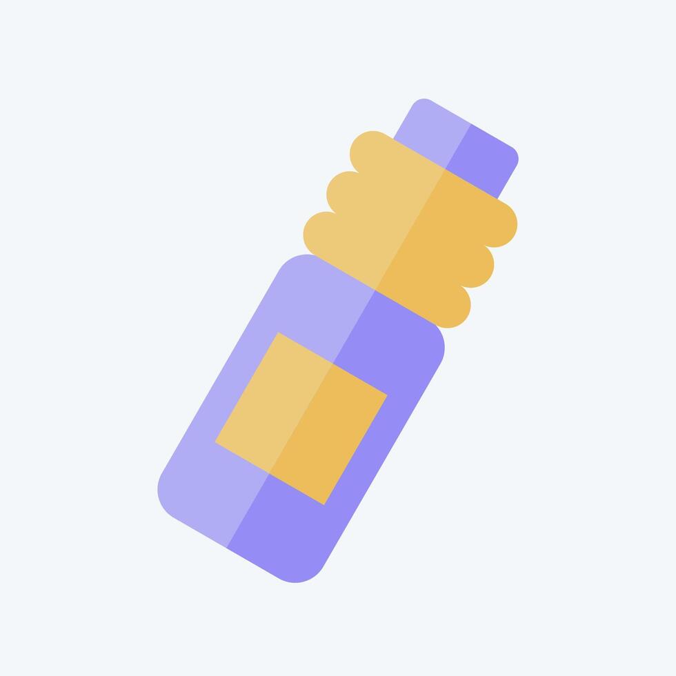 Icon Bottle. related to Hockey Sports symbol. flat style. simple design editable vector