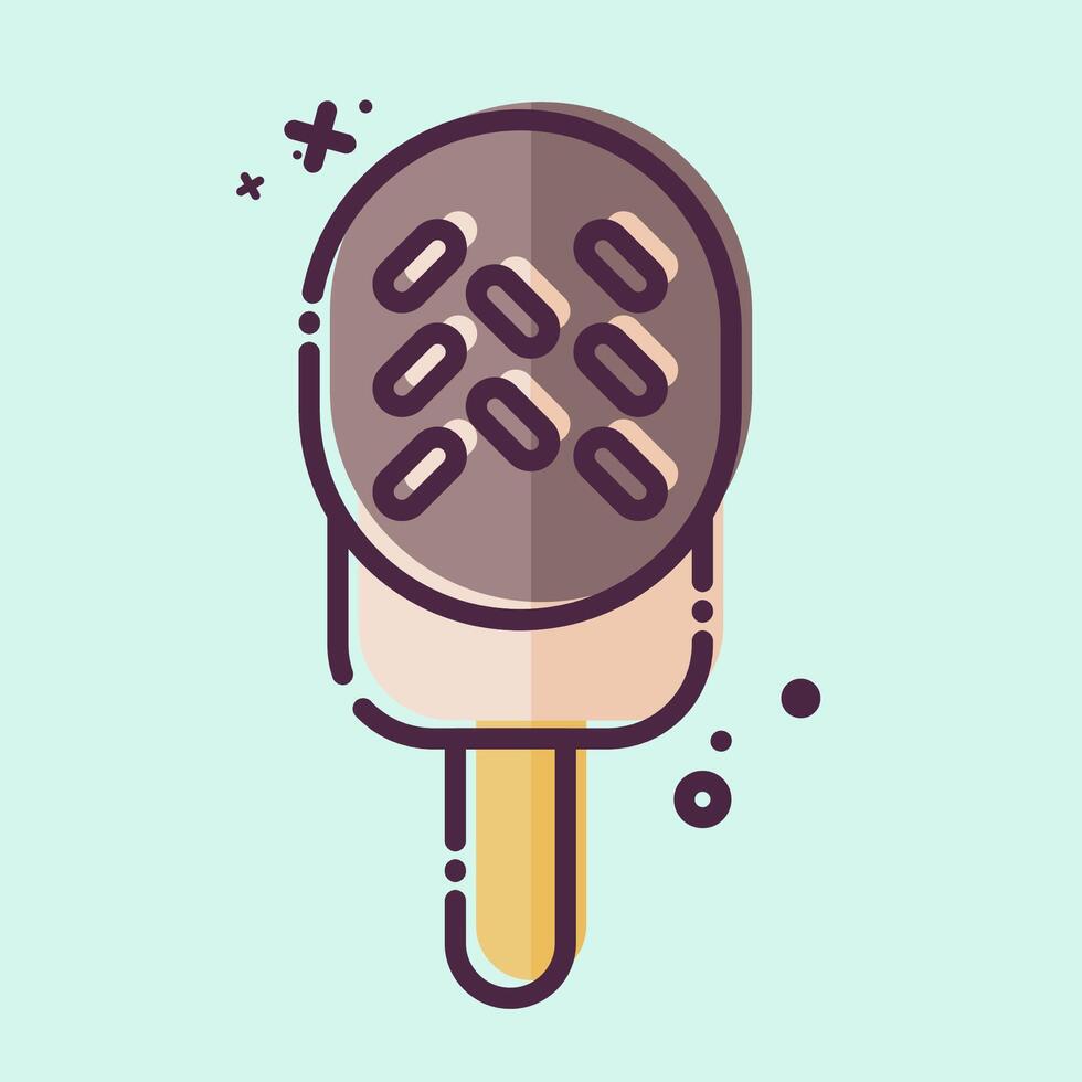 Icon Ice cream. related to Milk and Drink symbol. MBE style. simple design editable. simple illustration vector