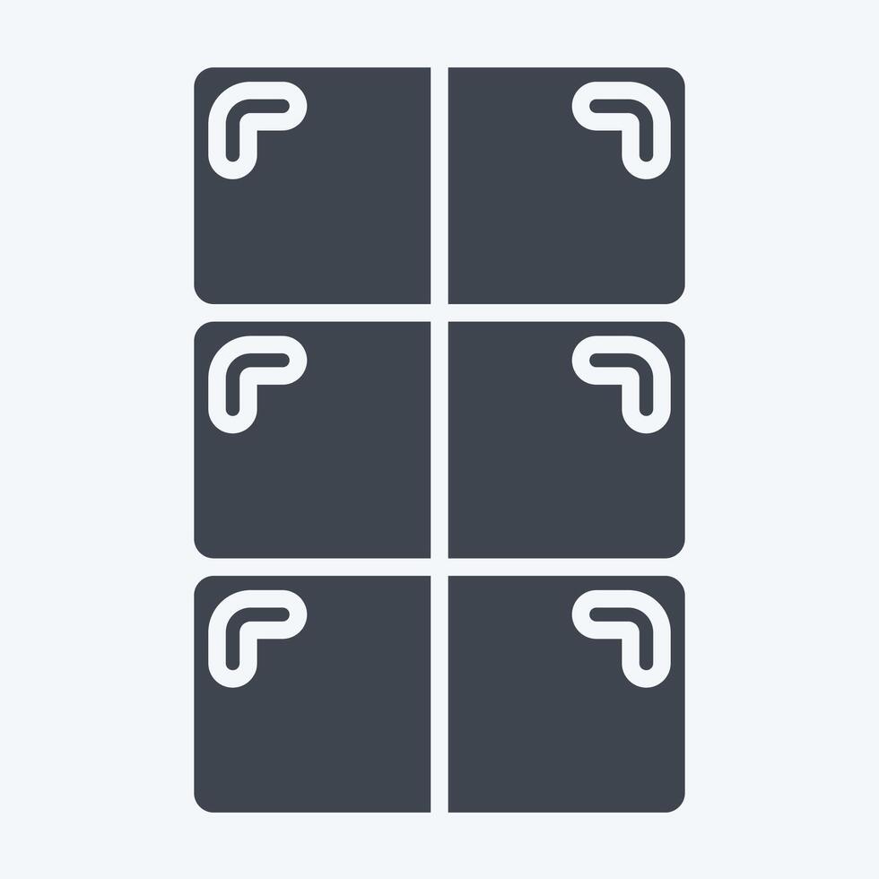 Icon Chocolate. related to Milk and Drink symbol. glyph style. simple design editable. simple illustration vector