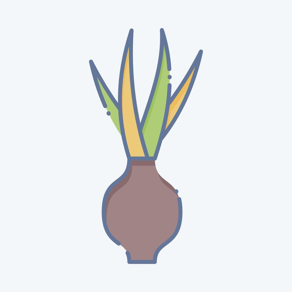 Icon Onion. related to Spice symbol. doodle style. simple design editable. simple illustration vector