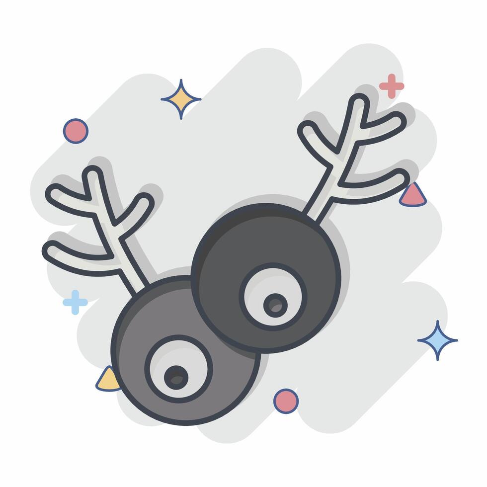 Icon Juniper. related to Spice symbol. comic style. simple design editable. simple illustration vector