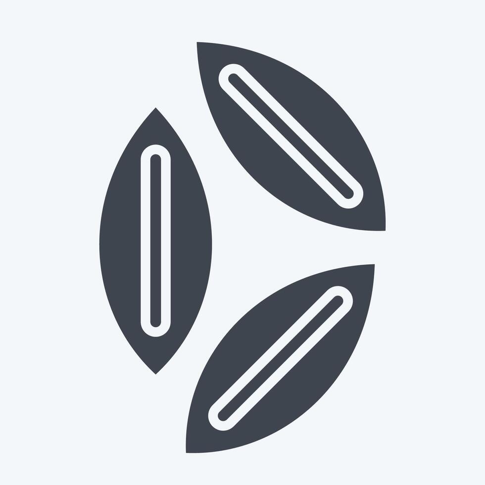 Icon Cumin. related to Spice symbol. glyph style. simple design editable. simple illustration vector