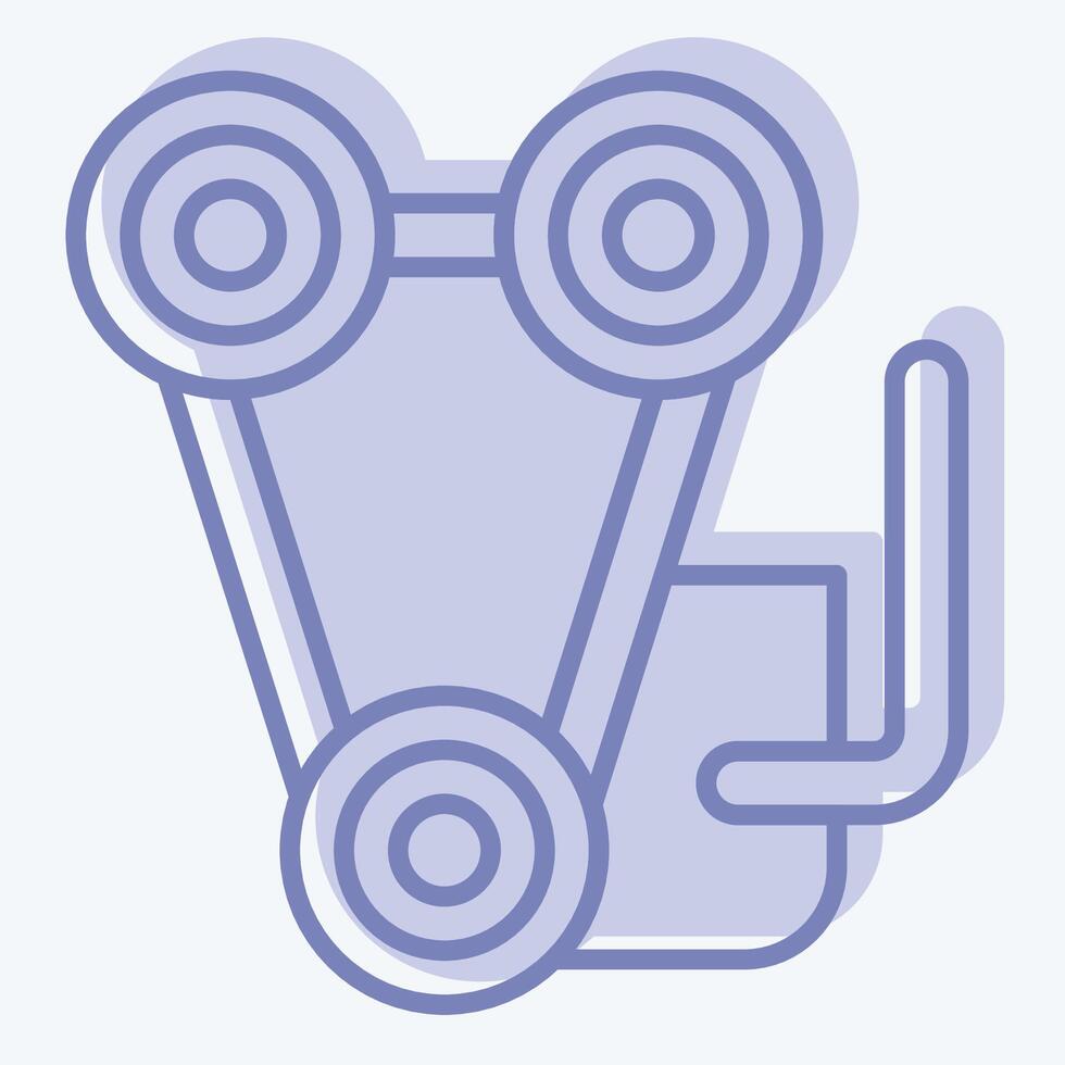 Icon Engine. related to Garage symbol. two tone style. simple design editable. simple illustration vector