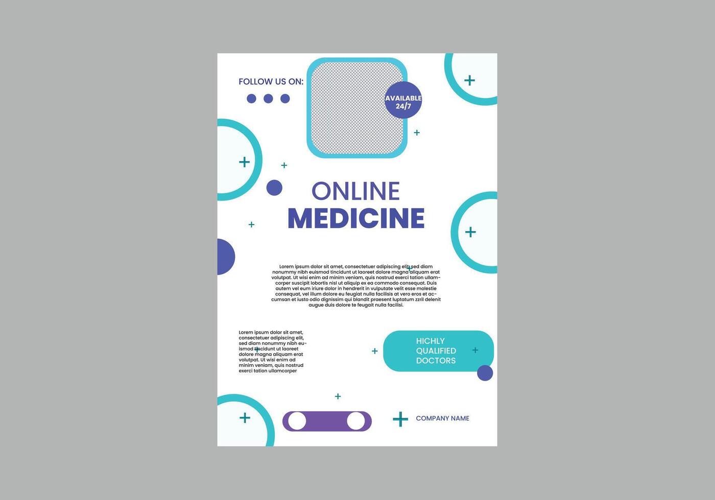 DOCTOR FLYER DESIGN vector