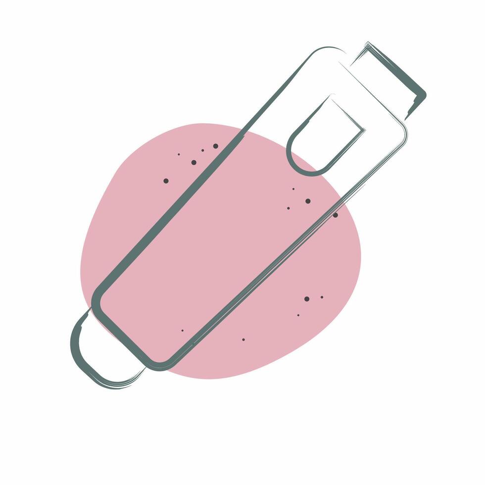 Icon Whistle. related to Hockey Sports symbol. Color Spot Style. simple design editable vector