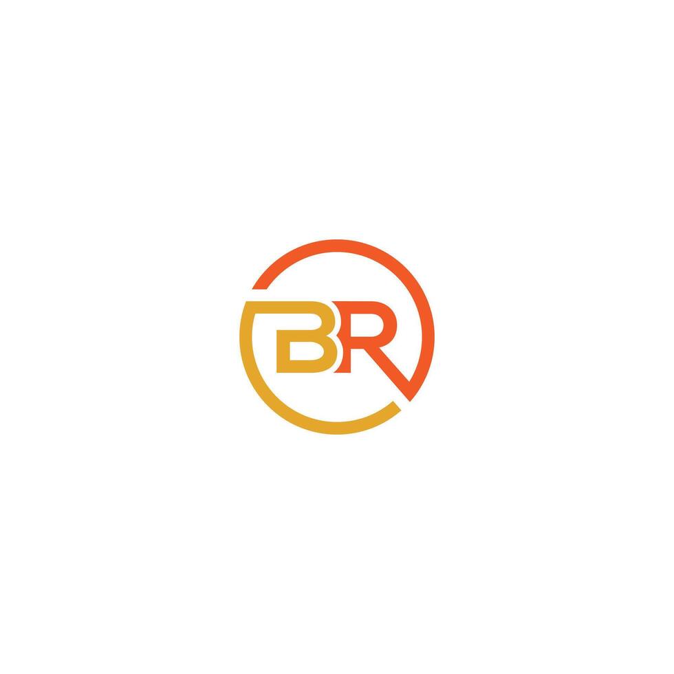 br creativo logo y icono diseño vector