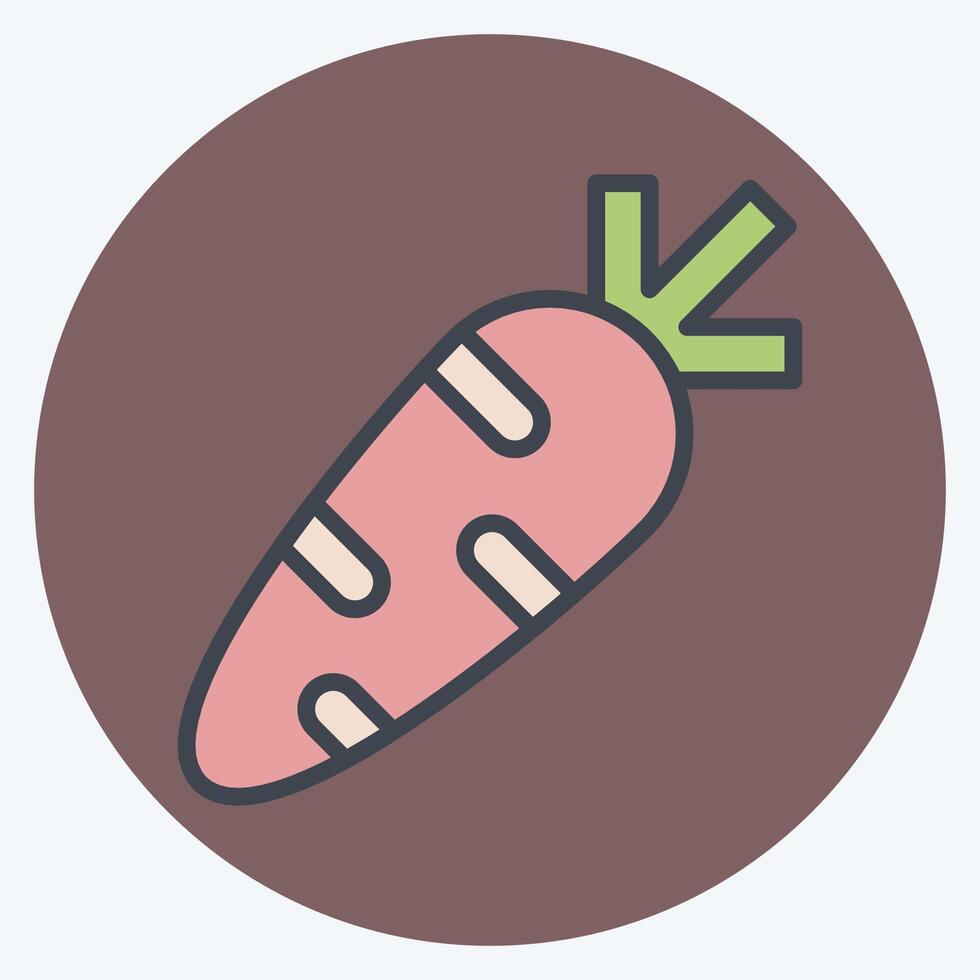 Icon Healthy Food. related to Milk and Drink symbol. color mate style. simple design editable. simple illustration vector