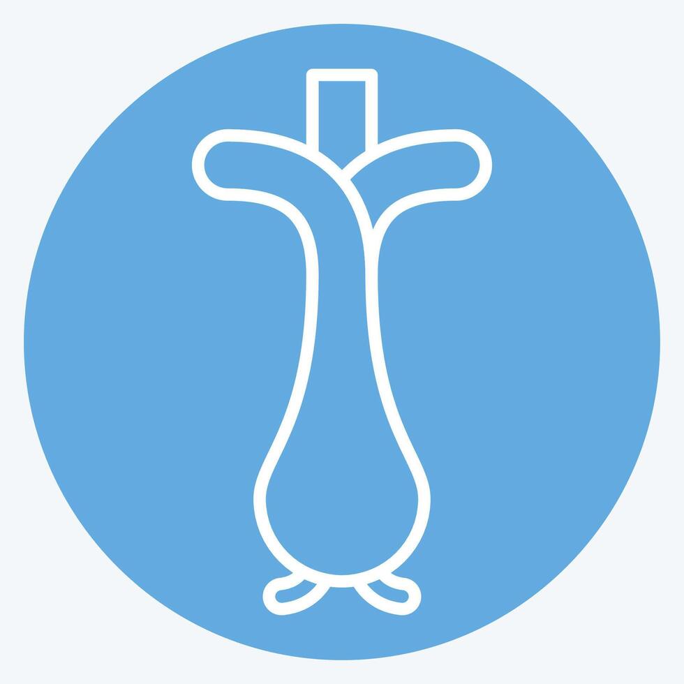 Icon Leek. related to Spice symbol. blue eyes style. simple design editable. simple illustration vector