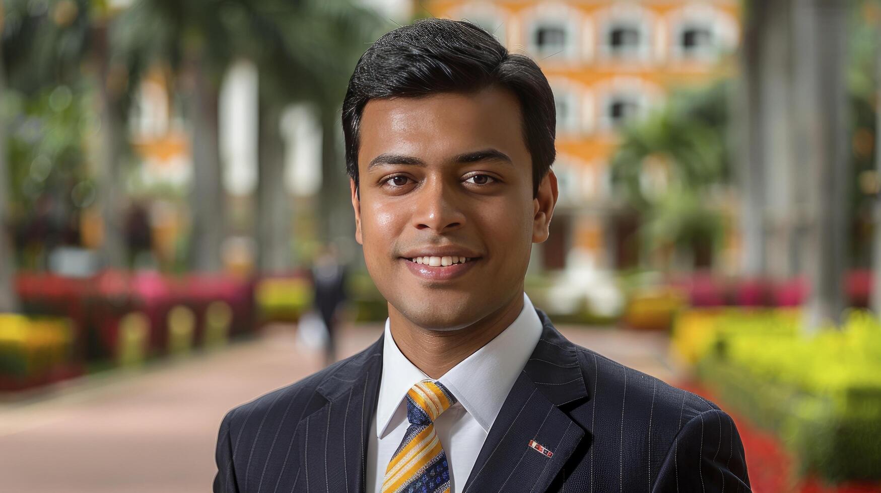 AI generated Successful asian businessman. photo