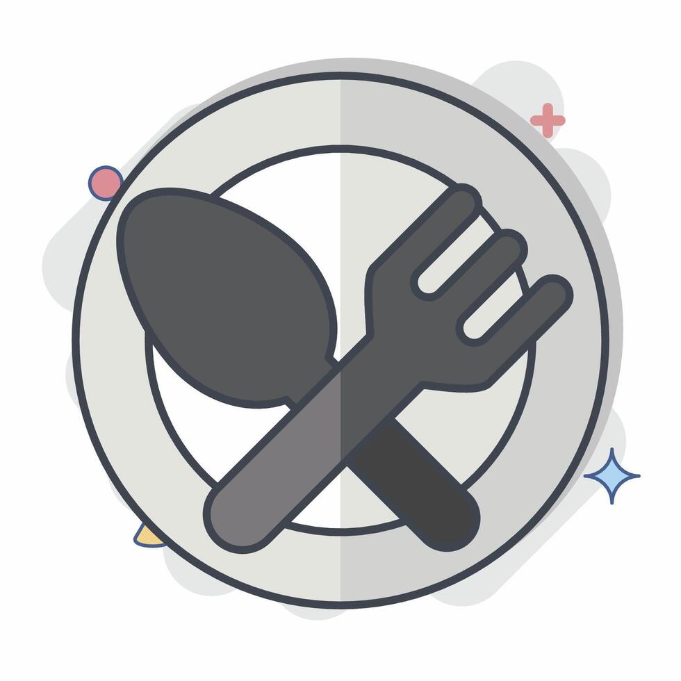 Icon Food. related to Milk and Drink symbol. comic style. simple design editable. simple illustration vector