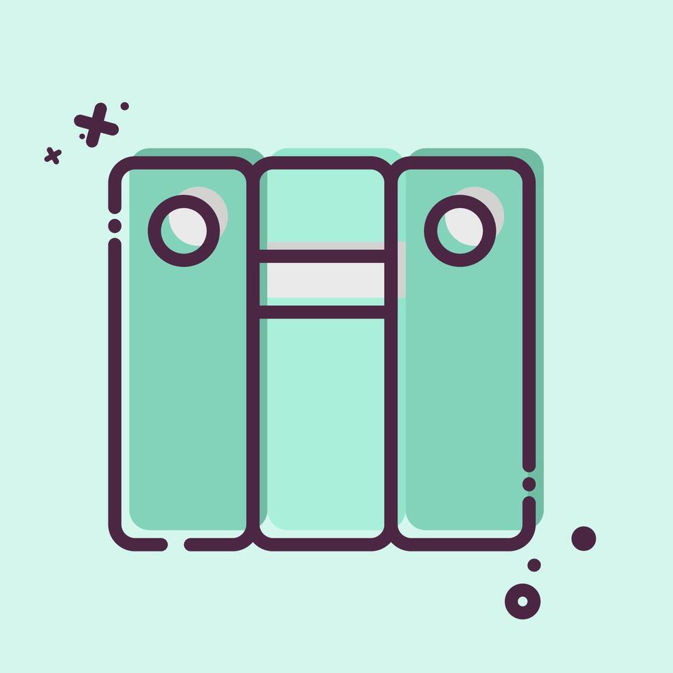Icon Dressing Room. related to Hockey Sports symbol. MBE style. simple design editable vector