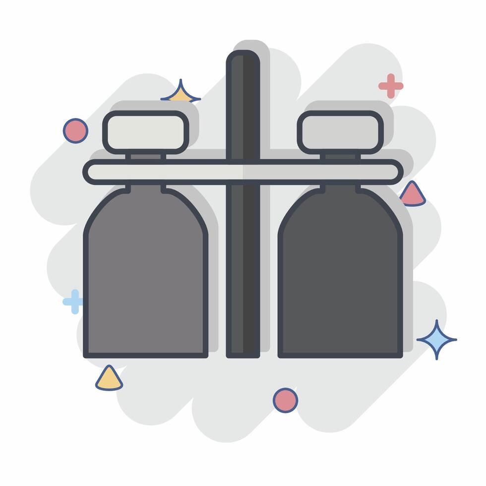 Icon Milk Jar. related to Milk and Drink symbol. comic style. simple design editable. simple illustration vector