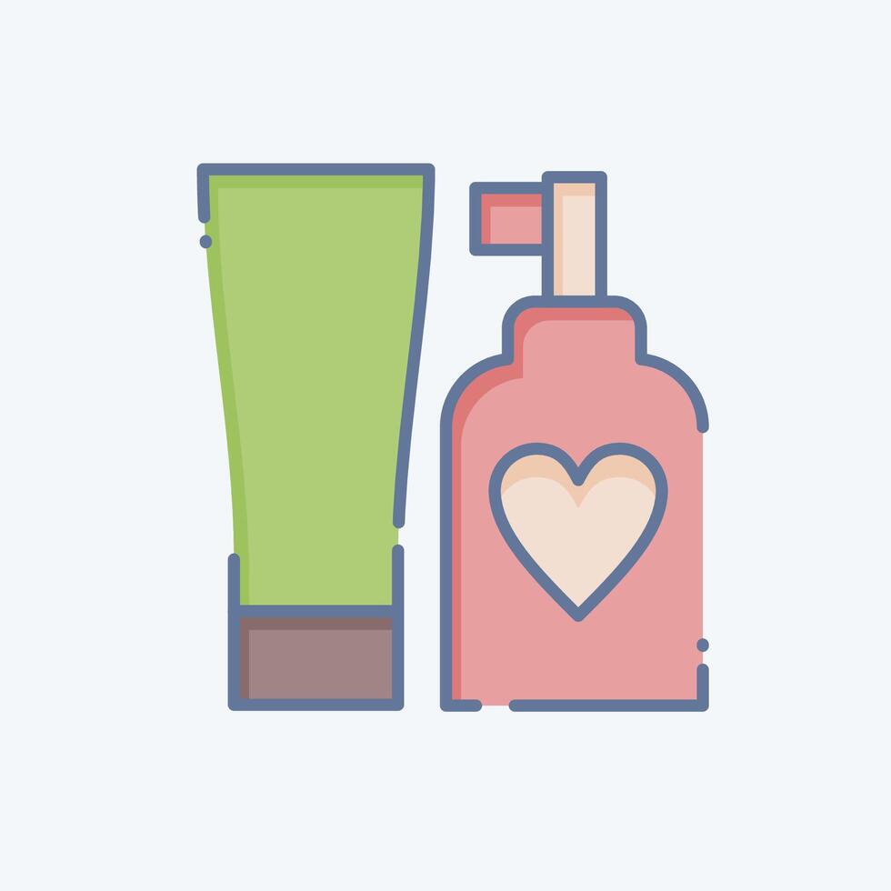 Icon Cream. related to Milk and Drink symbol. doodle style. simple design editable. simple illustration vector