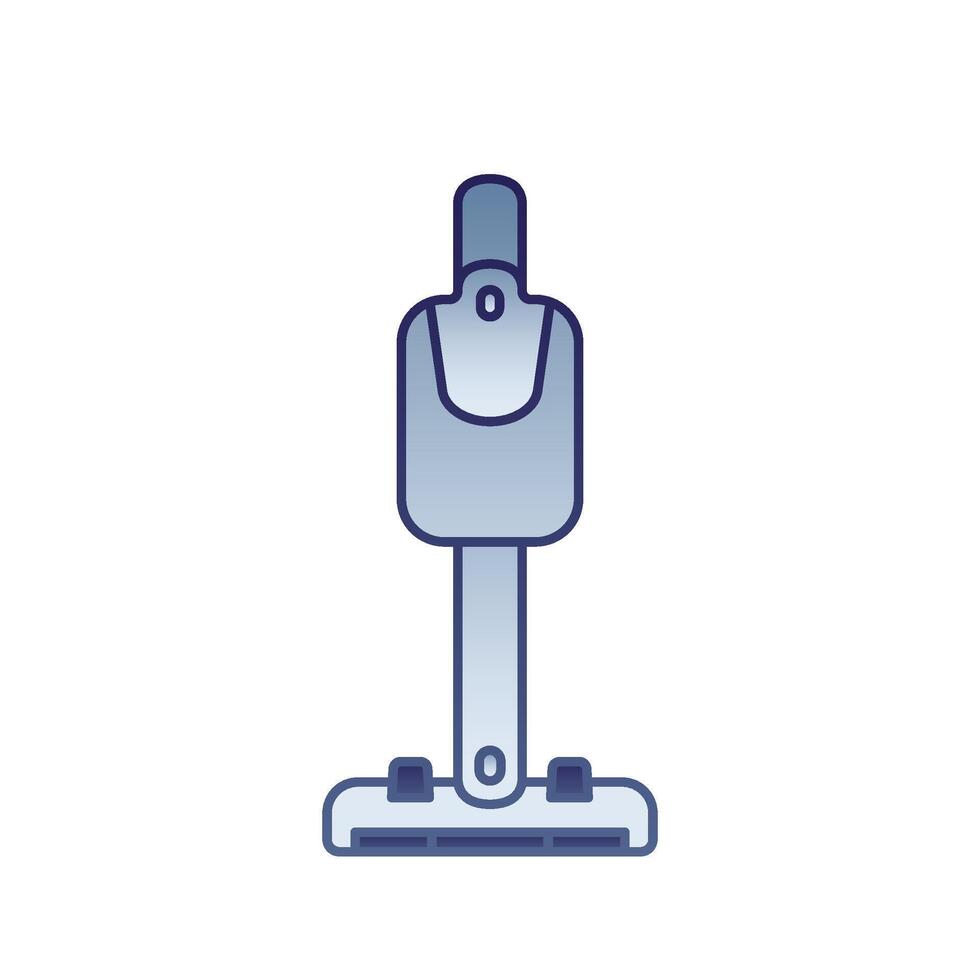 cordless vacuum cleaner icon with outline vector