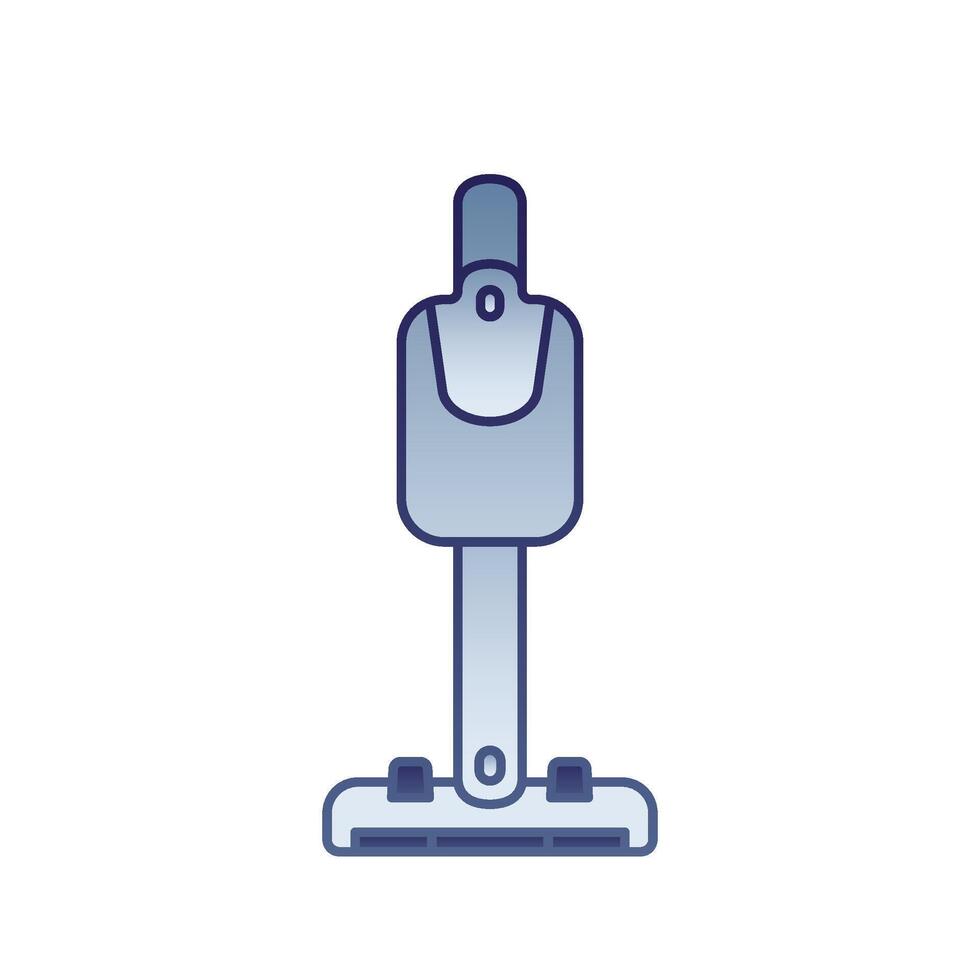 cordless vacuum cleaner icon with outline vector