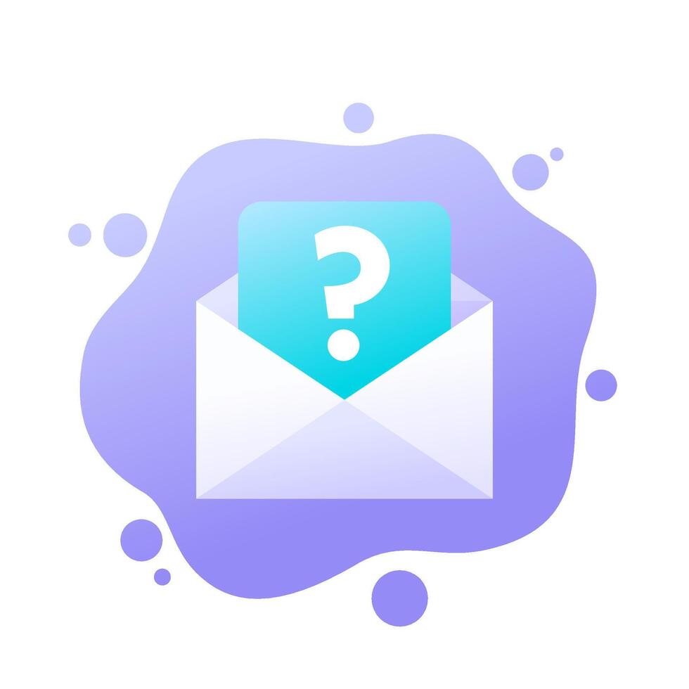 solicitud correo icono para aplicaciones, vector