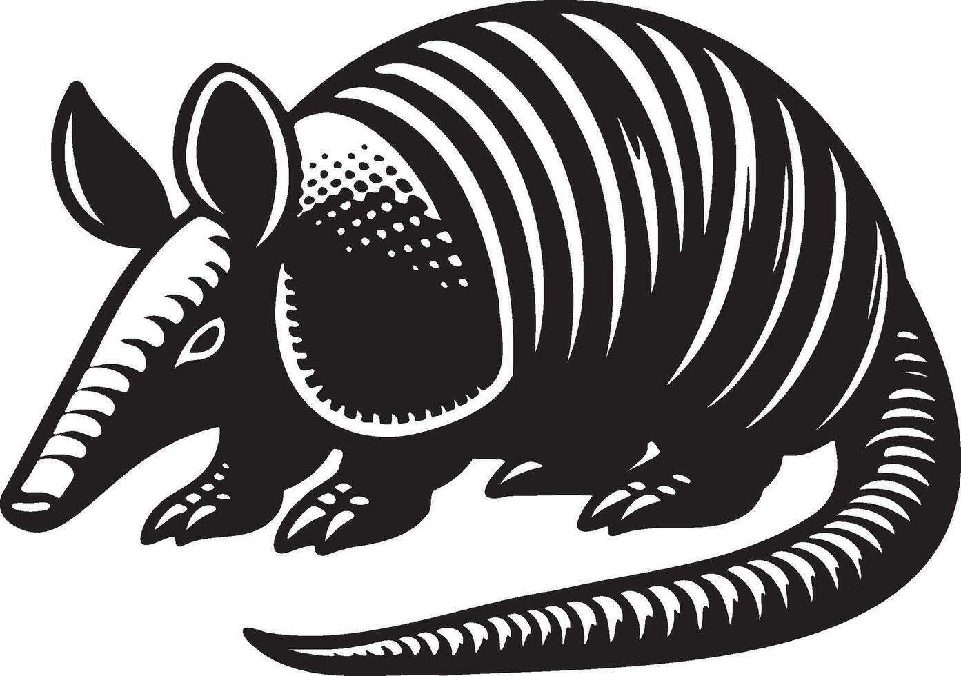 armadillo bosquejo ilustración. vector