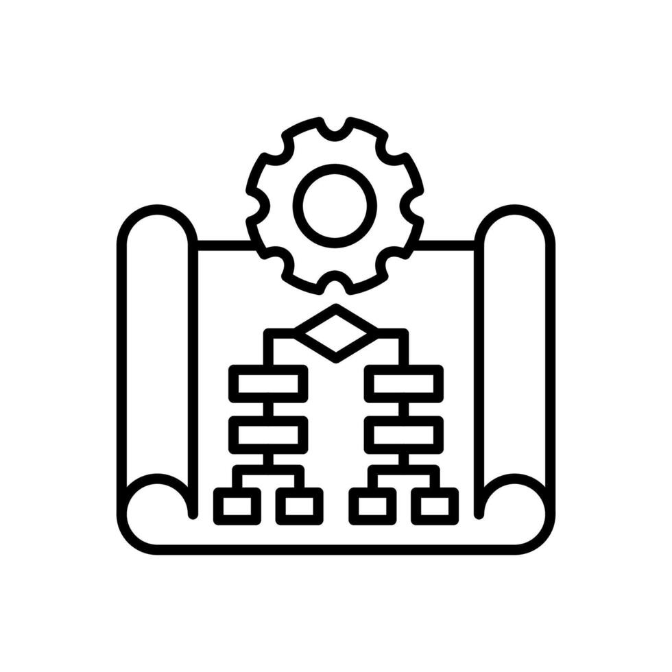 Implementation icon in vector. Logotype vector