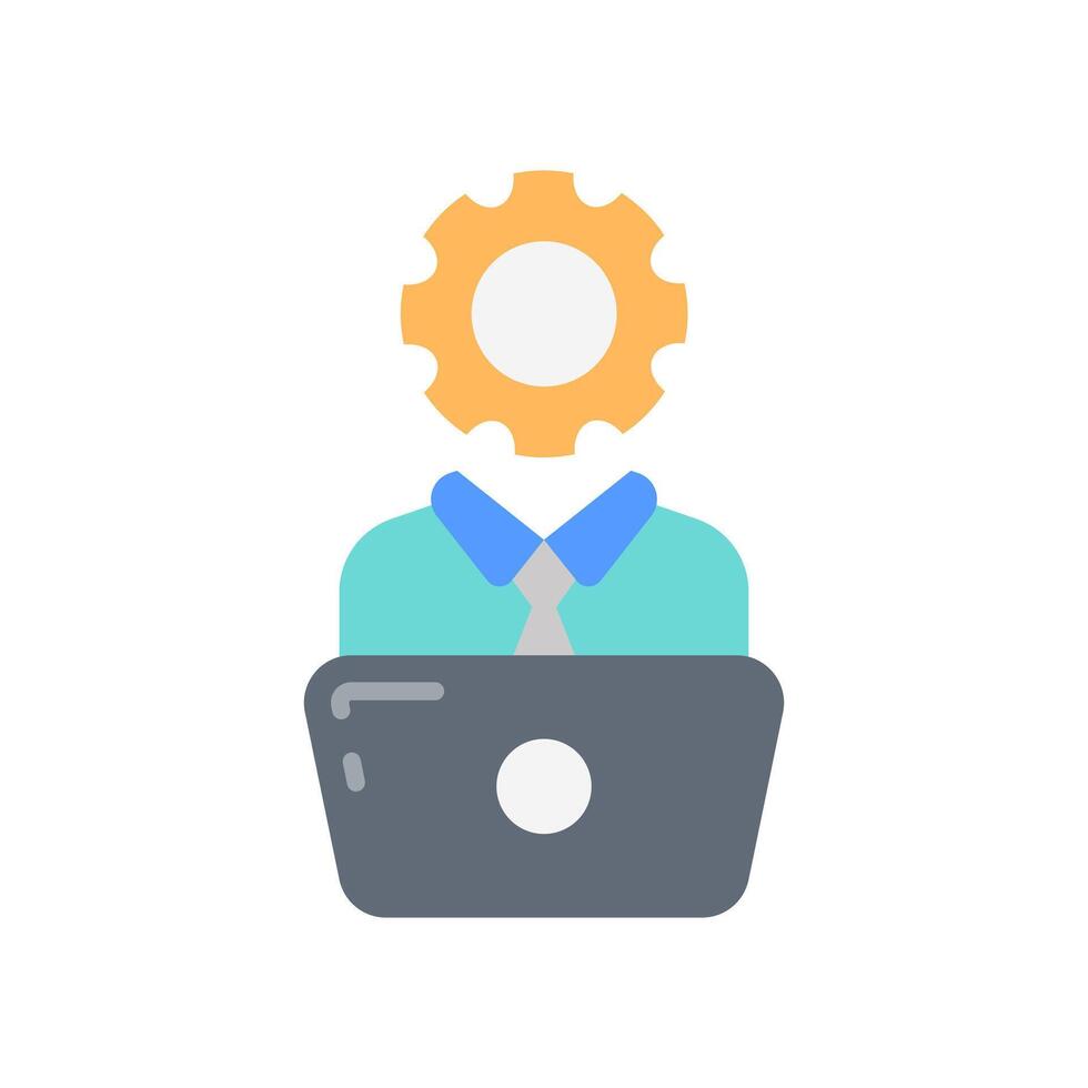 Specialist icon in vector. Logotype vector
