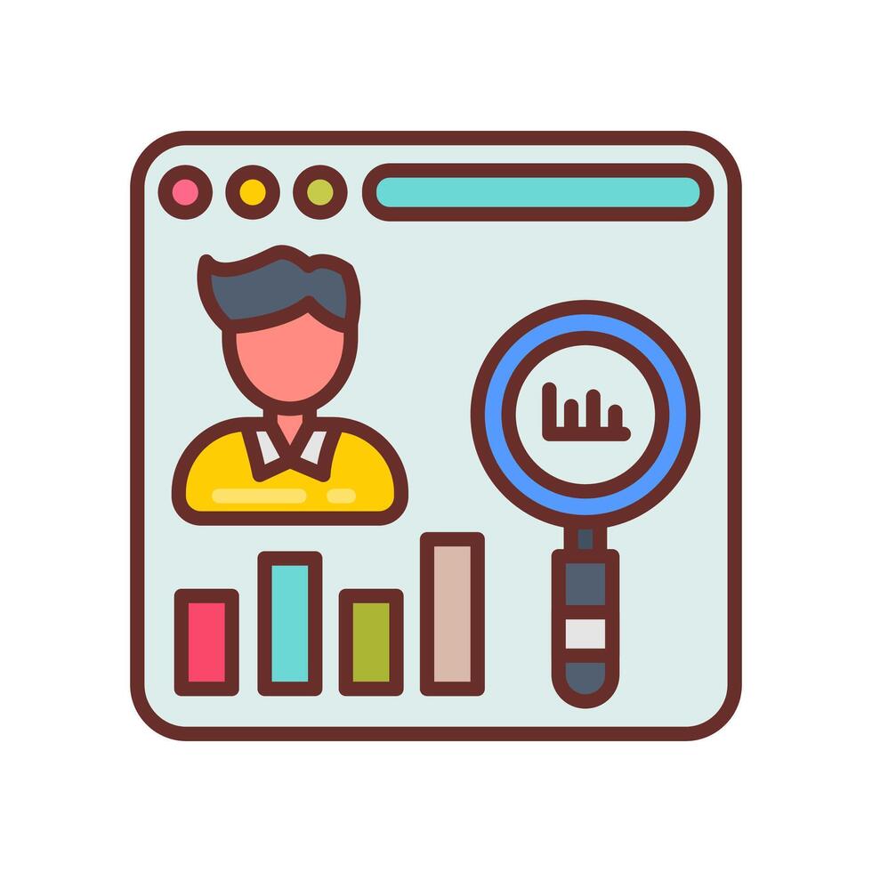 Behavioral Data  icon in vector. Logotype vector