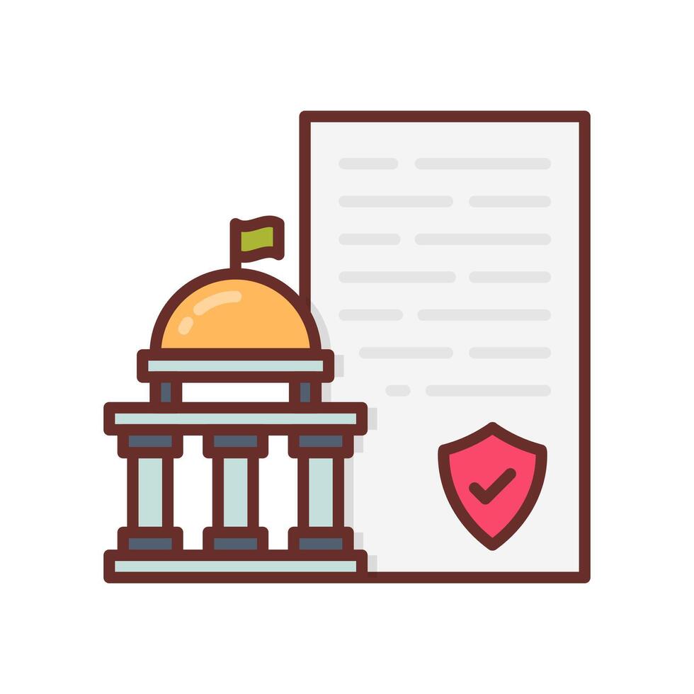 Governance  icon in vector. Logotype vector
