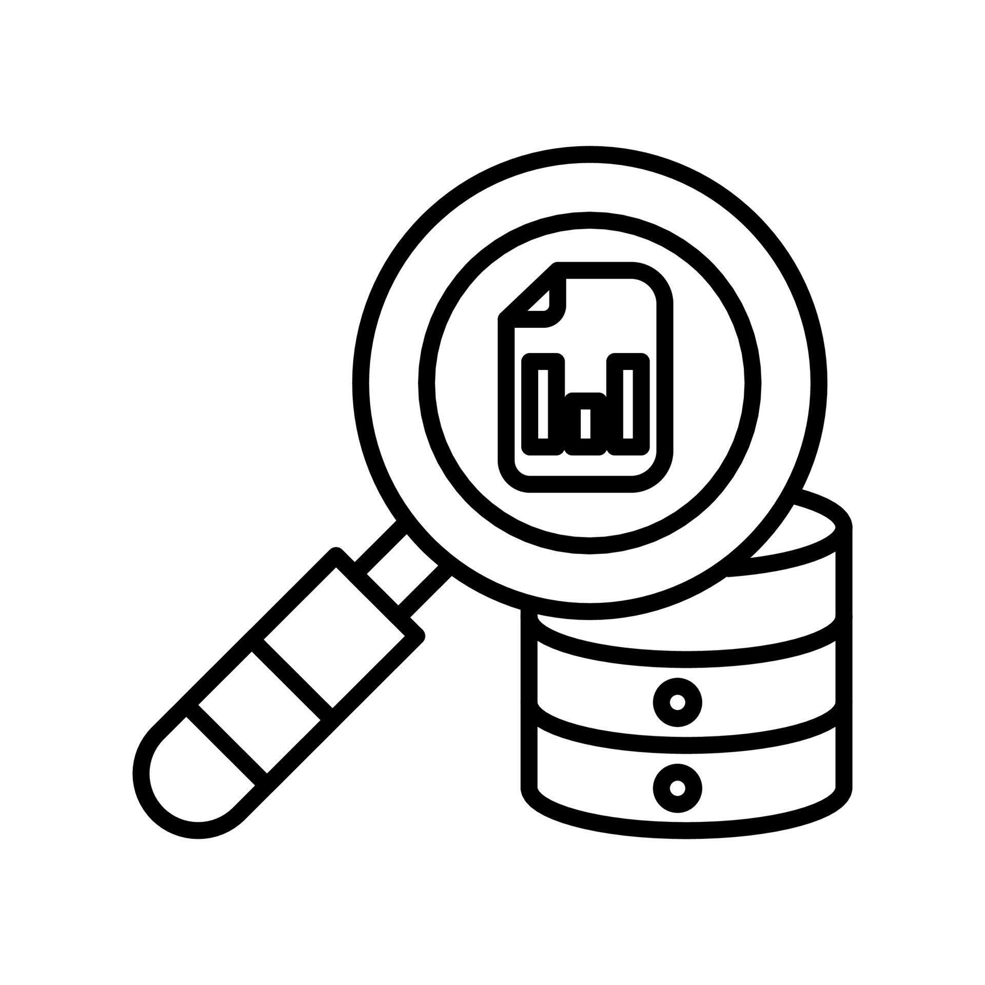 Data Query icon in vector. Logotype 40813823 Vector Art at Vecteezy
