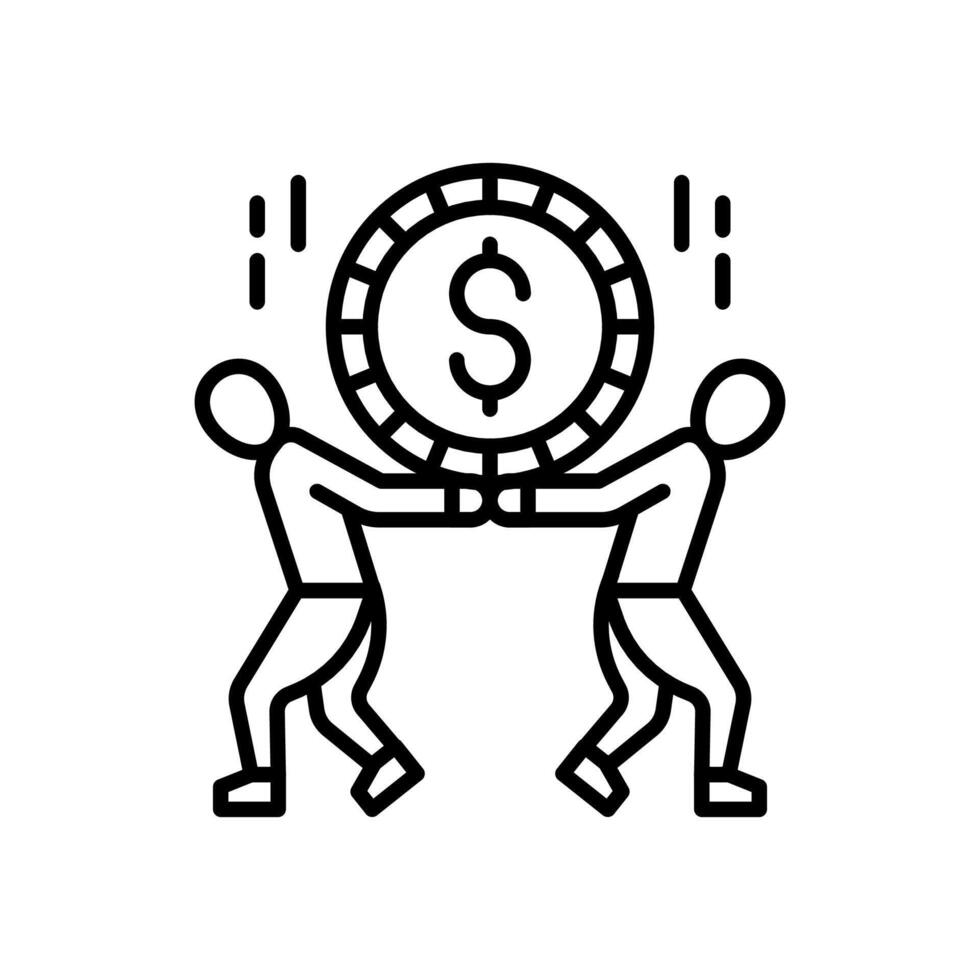 Funding icon in vector. Logotype vector