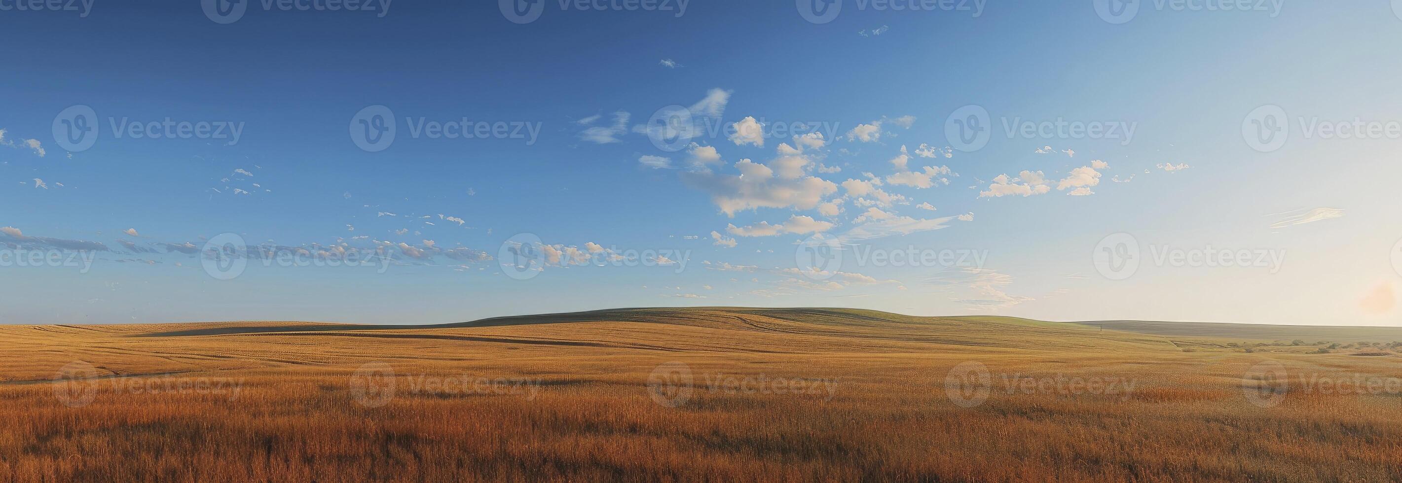 AI generated Beautiful agricultural landscape photo