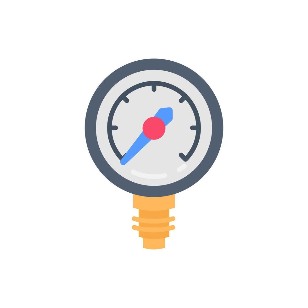 Manometer  icon in vector. Logotype vector