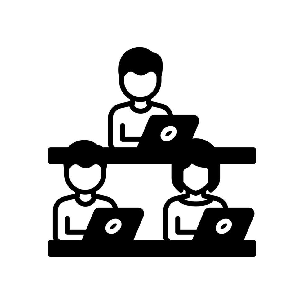 Co working icon in vector. Logotype vector