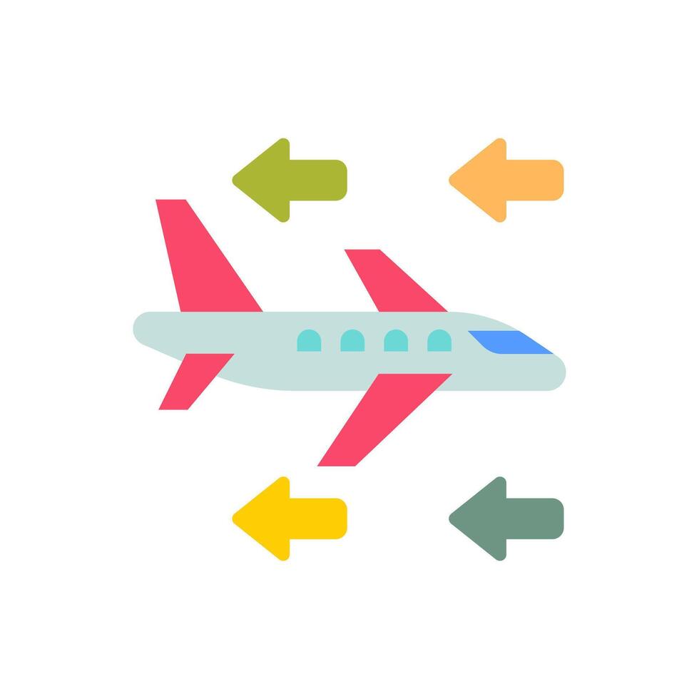 Drag Force  icon in vector. Logotype vector