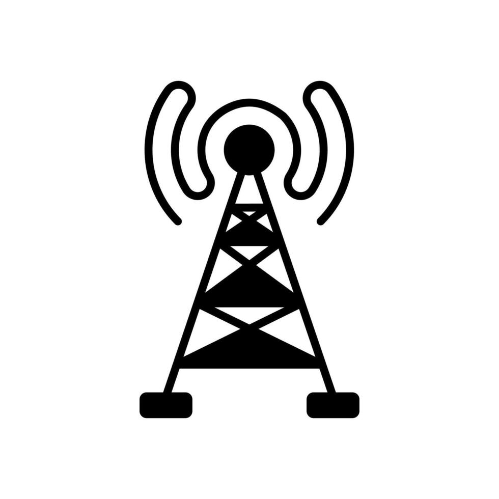 Radio Waves  icon in vector. Logotype vector