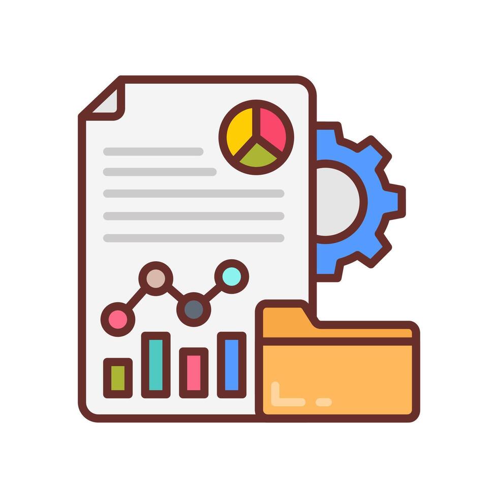 Data Management  icon in vector. Logotype vector