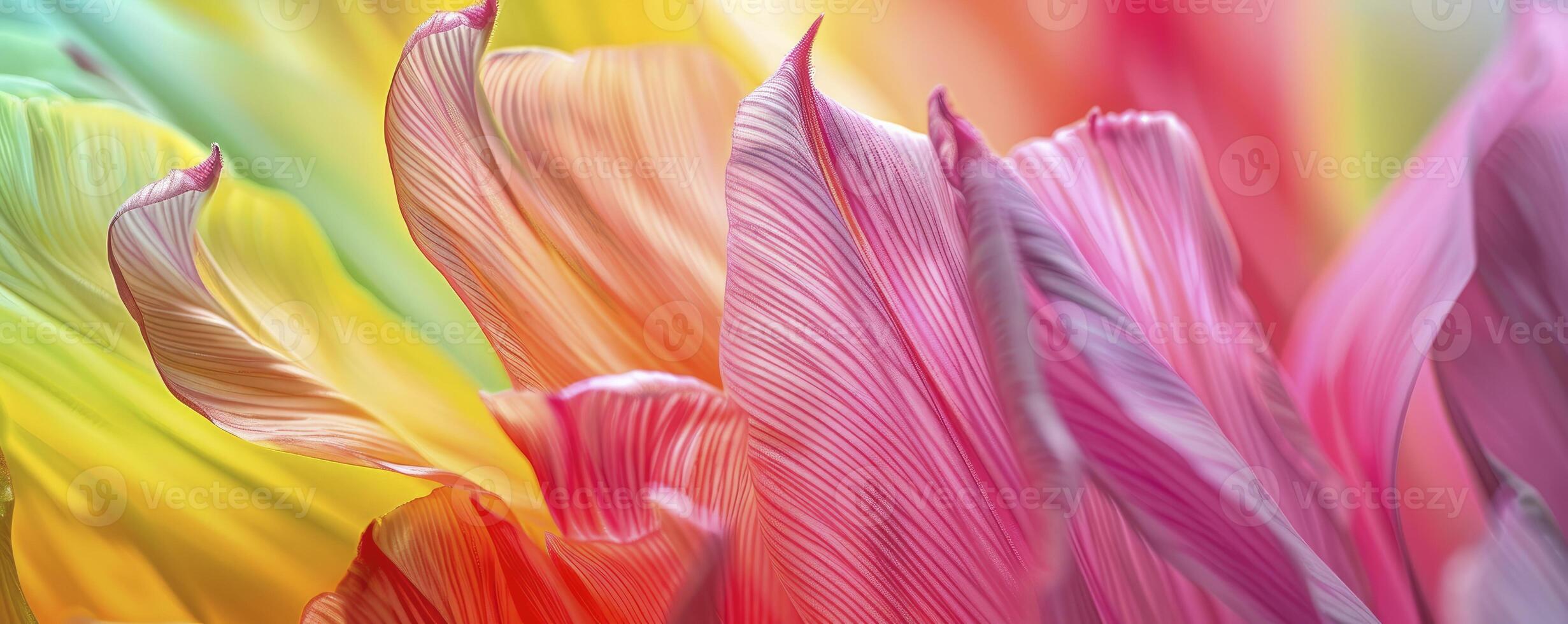 AI generated Spring Symphony, Abstract Patterns Inspired by the Vibrant Energy and Renewal of the Season photo