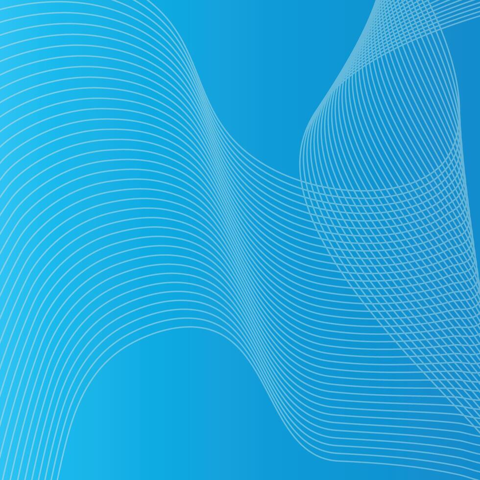 Abstract wavy line background dynamic sound wave wavy pattern stylish line art and web background vector