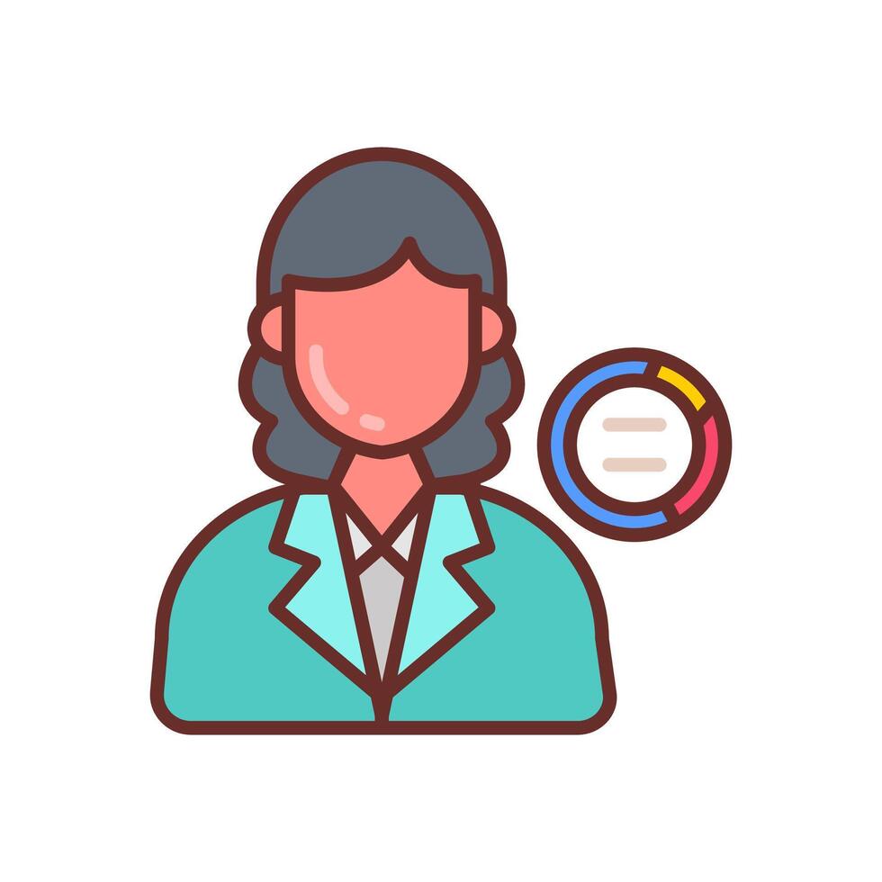 Data Scientist  icon in vector. Logotype vector