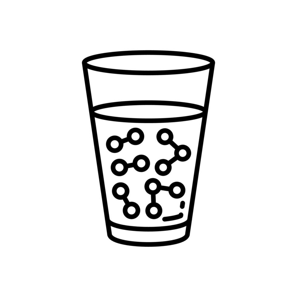 Liquid  icon in vector. Logotype vector