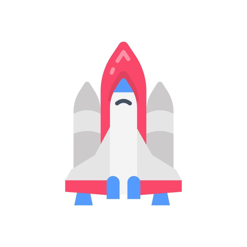 Spaceship  icon in vector. Logotype vector